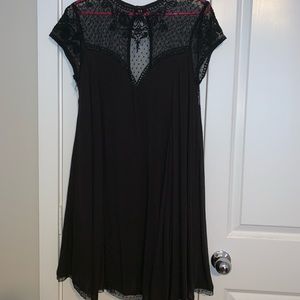 Urban Outfitters Black Lace Detail Dress